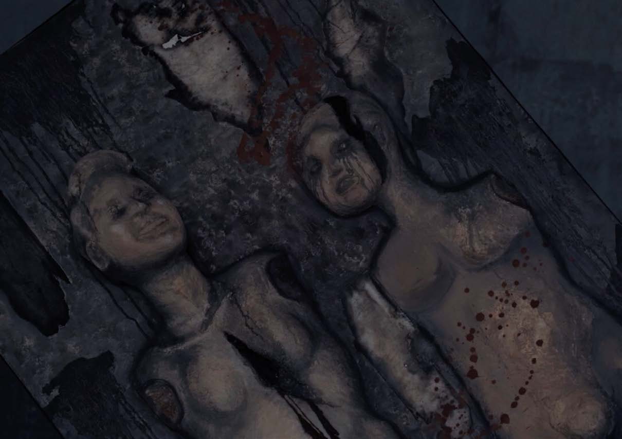 Dark Light film still of a painted surface